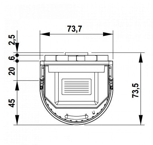 Топка ECOMONOBLOCCO 66 round 180C (Palazzetti)_1