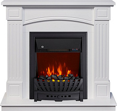 Royal Flame Boston с очагом Aspen Black Белый