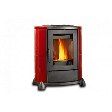 La Nordica-Extraflame cortina maiolica bordeaux