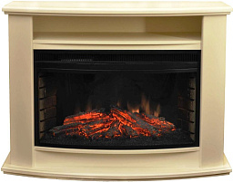 RealFlame Govard WT очаг Firespace 33W S IR белый дуб фронтальный